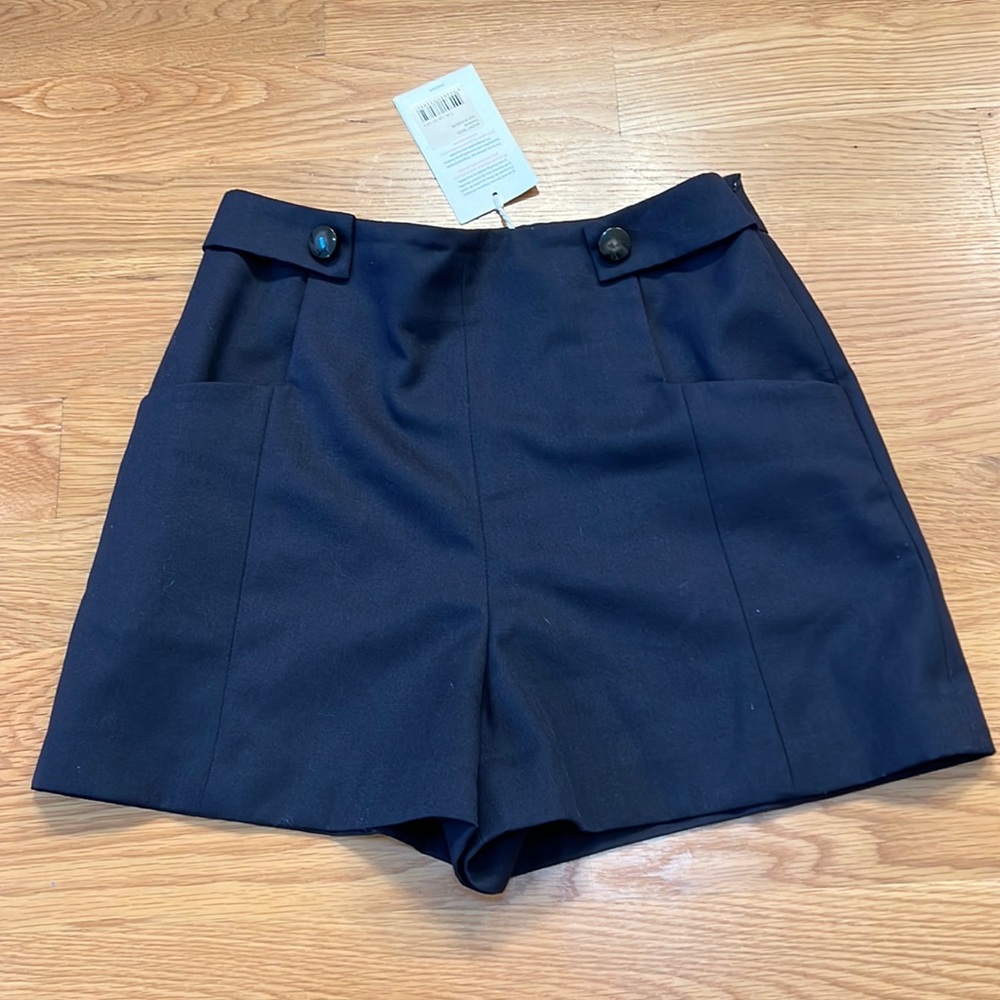 NWT Sezane Rico Shorts, Sz 38